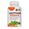 AAMATEC LIFE Soy Lecithin 1200mg Capsules Supplement for Heart, Liver & Brain