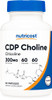 Nutricost CDP Choline (Citicoline) 300mg, 60 Vegetarian Capsules