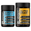 ONNIT Cognitive & Endurance Support Bundle: Alpha Brain Nootropic Capsules (90