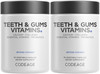 Codeage Teeth & Gums Vitamins + Oral Probiotics Supplement for Mouth