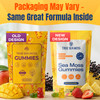 TrueSeaMoss Sea Moss Gummies with Bladderwrack & Burdock Root