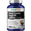 NusaPure Black Seed Oil 1,000 mg per Serving 180 Softgel Capsules (Non-GMO