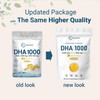 Omega 3 Fish Oil DHA Supplements 1000mg with EPA 500mg, 200 Softgels