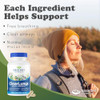 RidgeCrest Herbals ClearLungs Extra Strength, Daily Health Supplement, Natural