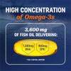 Triple Strength DHA Omega 3 Fish Oil 3600 mg