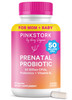 Pink Stork Prenatal Probiotic for Women with 50 Billion CFU