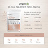 Organixx Clean Sourced Collagen Peptides Powder with Vitamin C, Types I, II