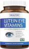 Lutein Eye Vitamins (Non-GMO) Vision Support Supplement for Tired and Dry Eyes