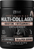Premium Multi Collagen Peptides Powder (1, 2, 3, 5 & 10) with Protein. Vitamin