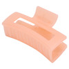 Hair Claw Clips, Non Slip Claw Clip Styling Tool for Thick Thin Curly Straight Hair, Rectangular Jaw Clips, 3 Colors Availabl, Big Hair Clips(Coral O