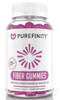 PUREFINITY Fiber Gummies for Adults with Inulin FOS from Chicory Root, Sugar