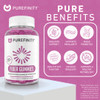 PUREFINITY Fiber Gummies for Adults with Inulin FOS from Chicory Root, Sugar