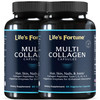 Multi Collagen Peptides Types I, II, III, V & X Hydrolyzed Protein Capsules