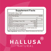 Hallusa Natural Hydrolyzed Collagen Peptides Powder 1000mg with Vitamin C