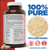 Yerba Prima Psyllium Husks Veg Caps, 400 Capsules (625mg) (Pack of 2)