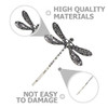 LALAFINA 8 Pcs Dragonfly Hair Clips Retro Dragonfly Style Hairpins Metal Alloy Hair Barrettes Vintage Dragonfly Bobby for Girls Women Wedding
