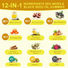 Black Seed Oil & Sea Moss Gummies, 2Pack Irish Sea Moss Gummies with Black Seed