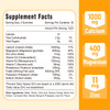 Calcium Magnesium Zinc Gummies with Vitamin D3 and K2, High Absorption Magnesium