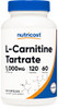 Nutricost L-Carnitine Tartrate 1000mg, 120 Capsules