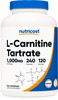 Nutricost L-Carnitine Tartrate 1,000mg, 240 Capsules