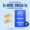 Oceanblue Professional Omega-3 2100 with Vitamin K2 and Vitamin D3-60 Count