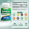 Best Naturals DHEA 100mg Supplement 60 Capsules
