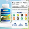 Best Naturals L-Tryptophan 1000 mg 60 Tablets (60 Count (Pack of 3))