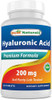 Best Naturals Hyaluronic Acid 200 mg 120 Tablets (Non-GMO, Gluten Free)