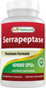 Best Naturals Serrapeptase 40000 SPUs 90 Vcaps (90 Count (Pack of 1))