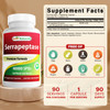 Best Naturals Serrapeptase 40000 SPUs 90 Vcaps (90 Count (Pack of 1))