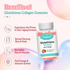 2 Pack Glutathione Collagen Gummies, Collagen Gummies with Vitamin C