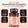 Glutathione 1000mg x 240 Tablets (4 Bottles of 60)- w/500mg Glutathione, 300mg