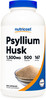 Nutricost Psyllium Husk 1500mg Per Serving, 500 Capsules - Non-GMO & Gluten Free