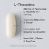 Sports Research L-Theanine 200mg with Organic Coconut Oil