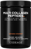 Codeage Multi Collagen Peptides Powder + Probiotics Black Edition, Vitamin C