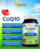 aSquared Nutrition CoQ10 (400mg Max Strength, 100 Veggie Capsules)