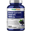 NusaPure Black Currant Seed Oil 1605 mg Gamma Linoleic Acid (GLA) 15% 180