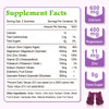 High Absorption Calcium Gummies, Calcium Magnesium Zinc with Magnesium