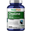 NusaPure Choline Bitartrate - Suitable for Vegetarian/Vegan, Non