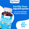 Feel Great USDA Probiotic Gummies for Adults and Kids