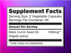 Black Seed Oil Capsules 1000mg - Premium Black Cumin Seed Oil Capsules