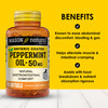 MASON NATURAL Peppermint Oil 50 mg Enteric Coated Supplement, 90 Day Supply