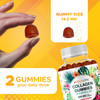 Vitamatic Hydrolyzed Collagen Gummies with Vitamin C, Zinc and Biotin, 200 mg