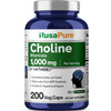 NusaPure Choline Bitartrate - Suitable for Vegetarian/Vegan, Non