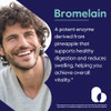 Bromelain 500mg (2400 GDU/Gram) (120 Vegetarian Capsules)