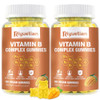 Riyuetian Vitamin B Complex Gummies with Biotin,Choline + Inositol, Vitamin C +