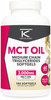 Ketologic MCT Oil (180 Softgels) (60 Servings) (3,000MG MTC Oil per Serving)