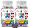 SUNNY SAM Iron Gummies for Kids & Teens - 10mg Vitamins with Vitamin C