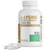 Bronson L-Lysine Extra Strength 1000 MG per Tablet High Potency, Immune Support