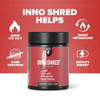 Inno Shred Fat Burner for Men and Women with 100mg Capsimax, Grains of Paradise